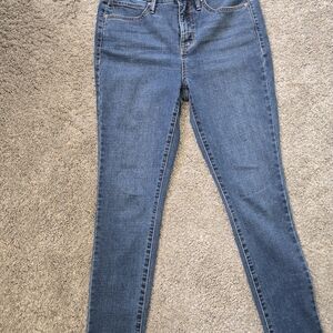 Seven7 Women’s Skinny Jeans Size 4 Blue Mid Rise Stretch Denim